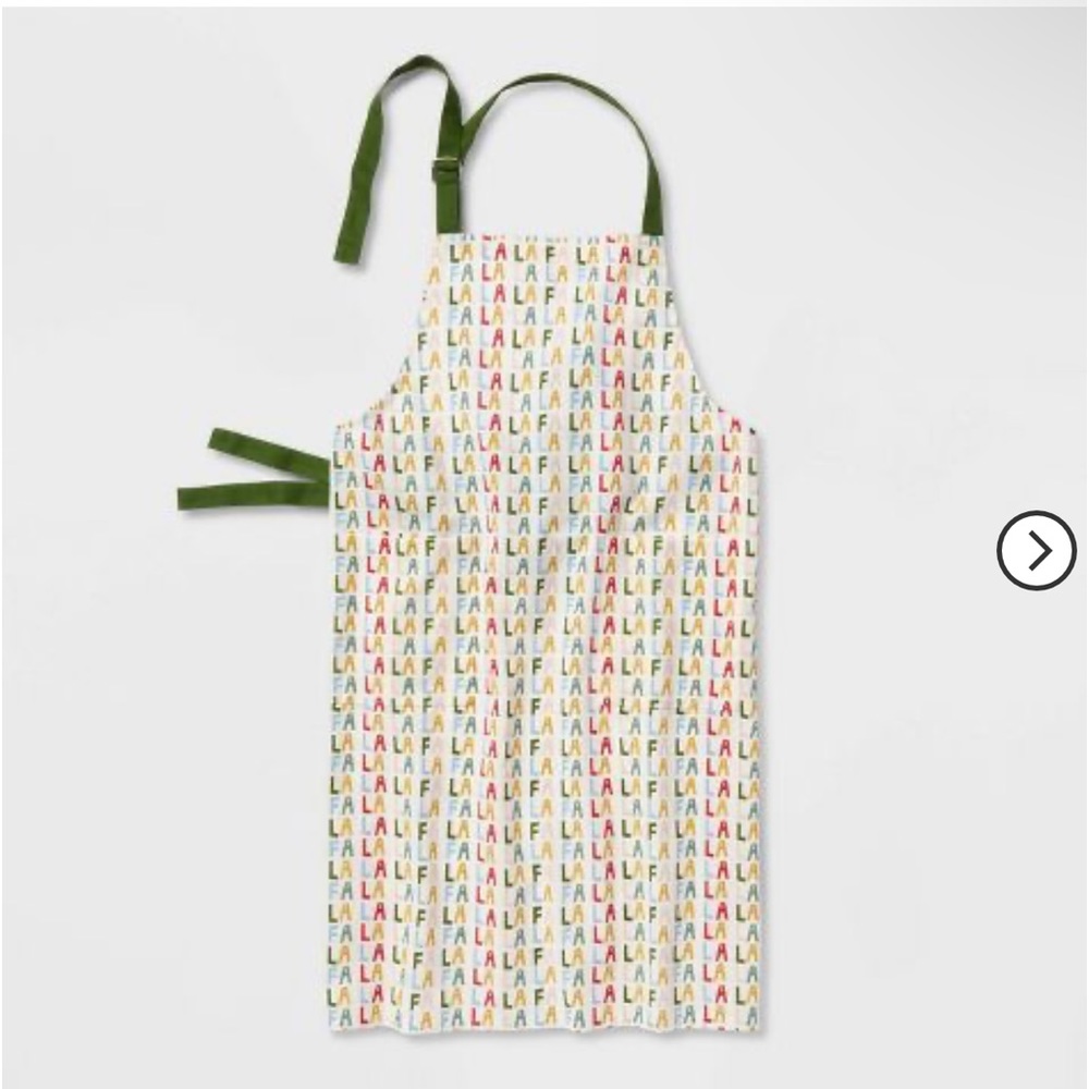 Christmas Apron - Cotton Fa La La Apron - Wondershop at Target NWT